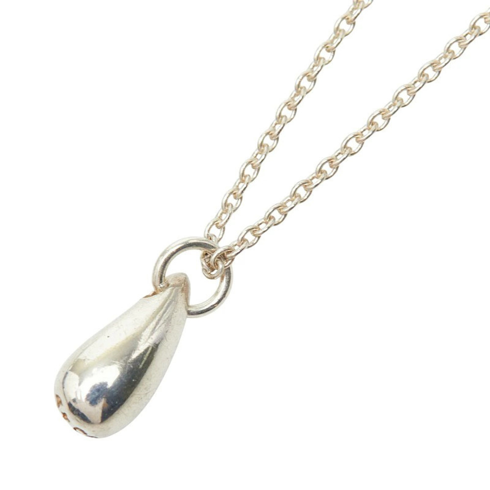 Tiffany Co Elsa Peretti Teardrop Necklace Sterling Silver